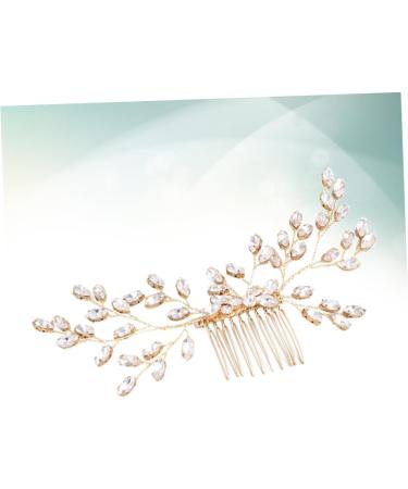 Didiseaon Hairpin Hair Comb Headgear Bride Accessories Crystal - Buy Online on GoSupps.com