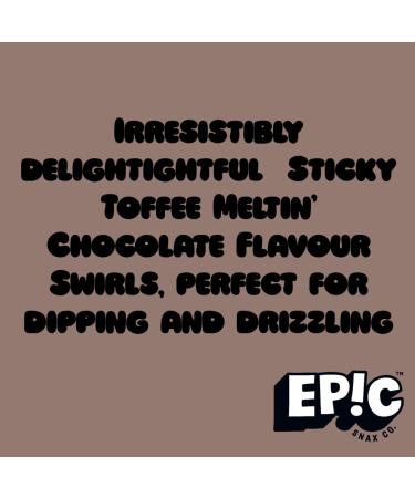 EPIC SNAX CO American Style Sticky Toffee Meltin' Chocolate Flavour Swirls 100 g (Pack of 1) - Buy Online on GoSupps.com