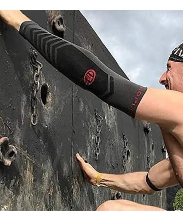 Hoplite Graduated Compression Arm Sleeves for Men & Women | 15-30mmHg | Medium | Enhance Support & Recovery - Buy Online on GoSupps.com