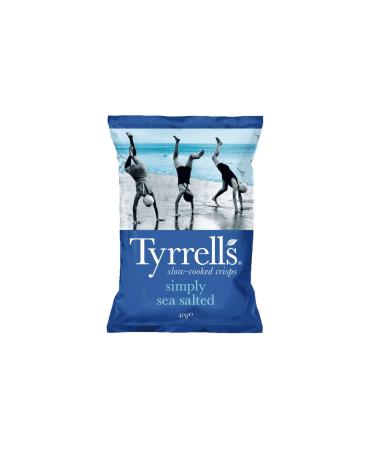 Chips au Sel de Mer TYRRELLS - 18 Paquets de 40 gr