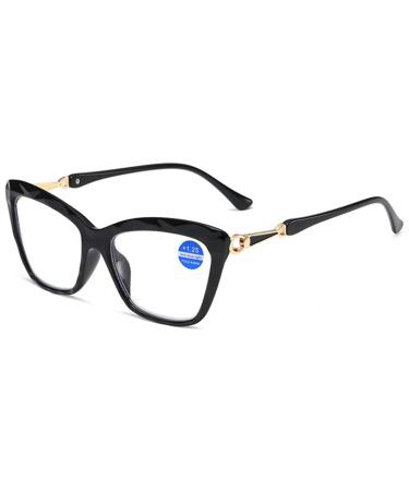 Lanomi reading glasses cat eye ladies men's blue light filter reading aid.
