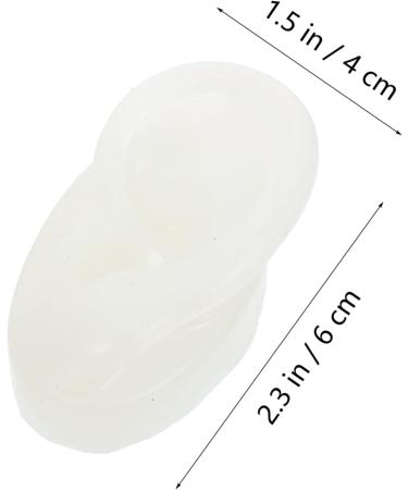 Lurrose Silicone Human Ear Display Stand for Earrings - Practice Teaching Tool - Buy Online on GoSupps.com
