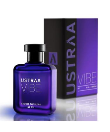 Ust.raa Vib.e ED.T Perfume For Men - 50ml | Long-Lasting Masculine Fragrance | Intense Woody Citrusy Notes with Sweet Fragrance | Suitable for all Occasions - Buy Online on GoSupps.com