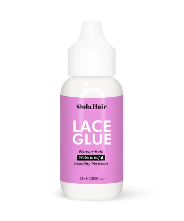 Dolahair Extreme Hold Lace Glue for Wigs Waterproof Invisible Bonding 1.3 Ounce Lace Glue 1.3oz