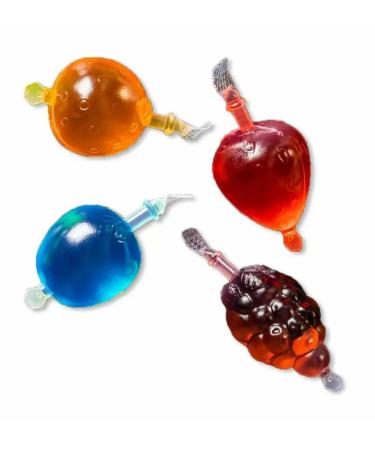 Ellies Jellies Crazy Candy Factory Fruit Pops 35ml x10