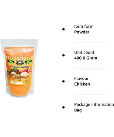 Jamaica Valley Chicken Seasoning 400g - Buy Online on GoSupps.com