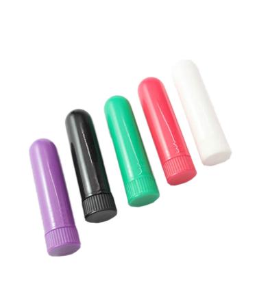 Healifty Inhaler Tube 24 Sets Nasal Inhaler Empty s for Essential Oils Inhaler Stick Blank Sliver Inhaler Tubes for Essential Oils
