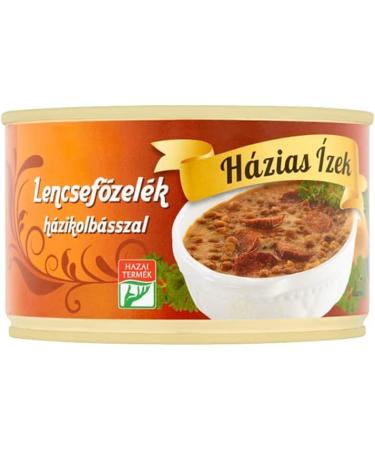 Hazias Izek Hungarian Lentil Stew With Sausage 400 g Pack of 3 - Buy Online on GoSupps.com