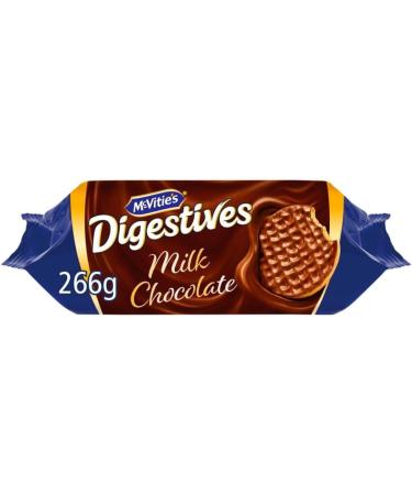 Biscuit Bundle Containing McVities Milk Chocolate Digestives x2 266g & Milk Chocolate Caramel Digestives x2 250g (4 Pack) - Buy Online on GoSupps.com
