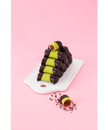 ScandiKitchen Delicato Punschrulle Swedish Chocolate Marzipan Pastry Treats Dipped in Chocolate 240g - Buy Online on GoSupps.com