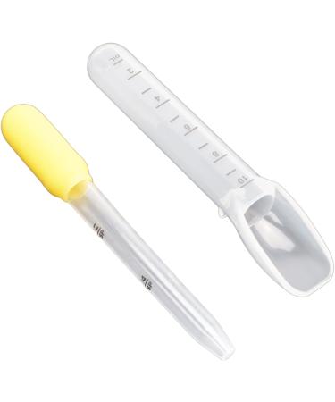 Baby Liquid Medicine Dropper Spoon | Food Grade Silicone Feeding Dispenser | Clear Scale Kids Oral Medicine Kit | for Toddler Infant Newborn (Yellow) - Buy Online on GoSupps.com