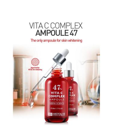 HISTOLAB Vitamin C Complex Ampoule 47% - Essential Korean Beauty Skin Care for Radiant Skin | Shop Now - Buy Online on GoSupps.com