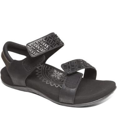 Aetrex Marcy Arch Support Sandal | Adjustable Quarter Strap - Buy Online on GoSupps.com