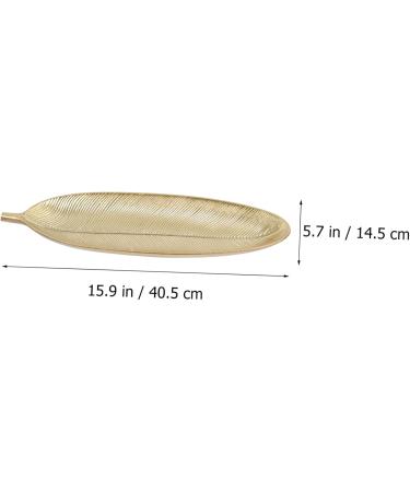 Zerodeko 1pc Snack Dried Fruit Plate Food Tray Necklace Holder Stand Leaf Snack Holder Nordic Food Plate - Buy Online on GoSupps.com