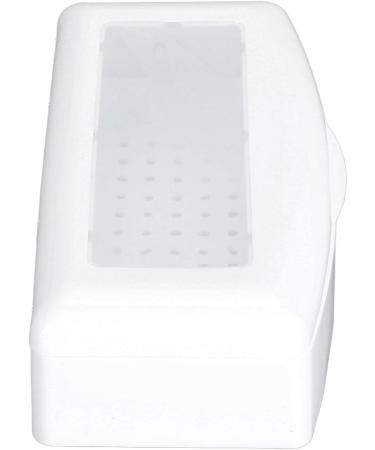 Nail Tool Cleaning Tray Multifunctional Long Life Easy Clean Makeup Tool Needle Cleaning Box for Travel (White) - Buy Online on GoSupps.com