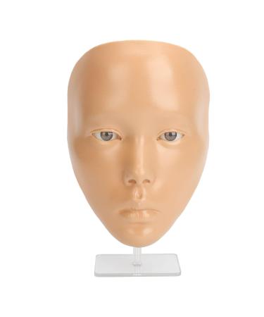 Full Face Makeup Practice Tool | Reusable Silicone Practice Board for Cosmetics (Wheat Skin) - Perfect for Artists & Beginners - Buy Online on GoSupps.com