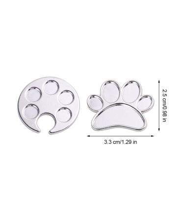 2-St Ring Palette Finger Ring - Nail Art Mixing Shell & Nail Polish Ring for Creative Nail Designs - Buy Online on GoSupps.com