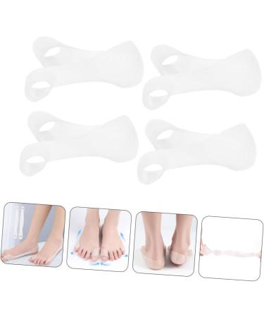 4pcs Big Toe Splitter Nursing Clip Board Socket Tool Household Tools Bunion Splint Bunion Cushion Sleeves Toe Strap Reusable Toe Straps Hammer Toe Strap Transparent 23.5x2.3cm - Buy Online on GoSupps.com