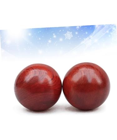 Magiclulu 4-Piece Baoding Balls Set - Wooden Stress Relief & Massage Balls for Fitness | Manual Wood Massage Gear - Buy Online on GoSupps.com