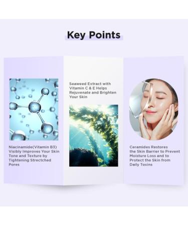 DEWYCEL AMPULE CREAM with Niacinamide Ceramide NP Hyaluronic Acid and Adenosine | Hydrating Cream for All Skin Type Non-Sticky for Glowy Skin | Korean Premium Skincare | 2.7 fl oz / 80 ml - Buy Online on GoSupps.com