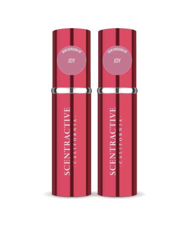 CA Perfume Impression of Christian D. Joy For Women Replica Version Fragrance Dupes Concentrated Long Lasting Eau de Parfum Spray Refillable Atomizer Bottle 0.17 Fl Oz/5ml-X2 CHRISTIAN D. JOY IMPRESSION 0.34 Fl Oz (Pack of 1)