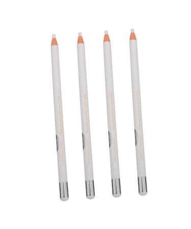 4pcs White Line Drawing Eyebrow Pencil White Pencils Eyebrow Pens Woman Eyeliner Pencil