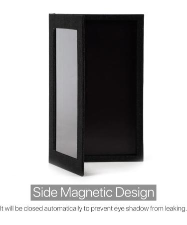 Empty Magnetic Palette Makeup Storage Tool for Eyeshadow Powder Highlighter Keeps Pans Safe Travel Portable(Black) - Buy Online on GoSupps.com