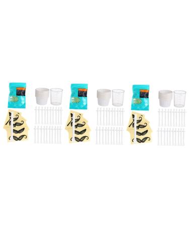 Minkissy 3 sets of nasal hair rod set nasal wax stick wax stick spatula stick for removing nose wax eyebrow-nose wax multi-purpose spatula adjust plastic