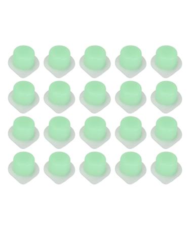 Syrisora 20pcs Tooth Polishing Cream Safe Enhanced Tooth Protection Tooth Polishing Whitening Cream for Oral Care (Yellow)