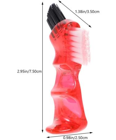 Denture Toothbrush Set - 3pcs Multi-Functional Cleaning Brushes | Extra Soft Bristles, Portable & Travel-Friendly | Dental Care Tool for Denture Cleaner - Plastic PP - Buy Online on GoSupps.com