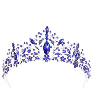 Minkissy Bride Headband Women Hair Hoop Bride Vintage Elegant Headwear Arm Sling for Wrist Injury Tiaras for Women Prom Crown Women Headband European and American Dinner Party Rhinestones