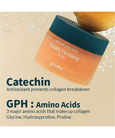 Goodal Apricot Vegan Collagen Cream | Anti-Aging Firming Nourishing Cream for All Skin Types - Buy Online on GoSupps.com
