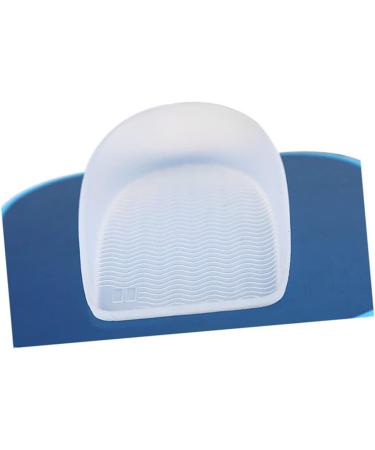 FRCOLOR Silicone Insoles for Plantar Fasciitis - Comfortable Heel Cushions & Half Inserts for High Heels - White 10x6x1cm - Buy Online on GoSupps.com