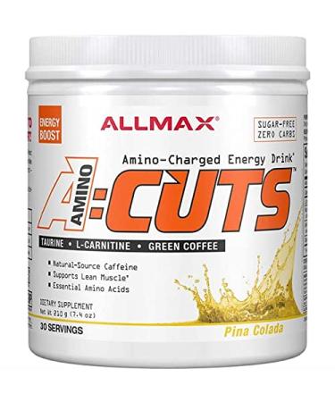 ALLMAX Nutrition ACUTS Amino-Charged Energy Drink Pina Colada 7.4 oz (210 g)