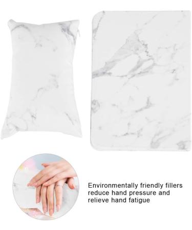 Nail Art Hand Pillow Environmentally Friendly Nail Arm Rest Space Saving Exquisite for Nail Trainer Nail Care Nail Salon for Reduce Hand Pressure(white) - Buy Online on GoSupps.com