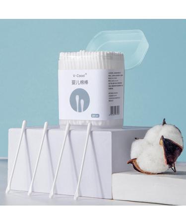 Toddmomy Ear Wax Removal Cotton Swabs - 400 Pcs Double Head Cotton Buds for Kids and Adults | Perfect Ear & Nose Cleaner Sticks - High Quality Cotton Swabs - Buy Online on GoSupps.com