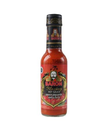 2 x Baron Blazing Hot Sauce 6 x 155g