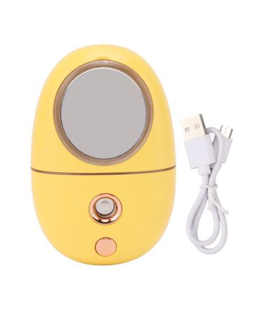 Mini Pulv risateur De Brume Pratique Nano Pulv risateur De Vapeur Pour le Visage Pulv risateur De Brume Faciale Silencieux Portable Soins de la Peau Pulv risateur De(Jaune)