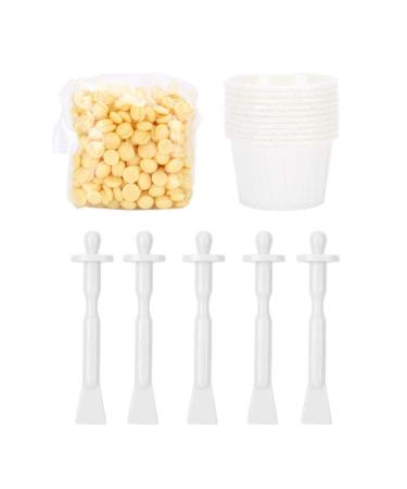 Nasal wax set portable depilatory wax beans quickly and painlessly to make up with hair removal applicator sticks for the beauty of men and women