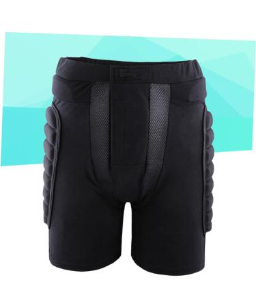 Besportble Padded Children's Sports Shorts - 3D Black Skate & Hockey Pants for Kids | International Shipping - Buy Online on GoSupps.com