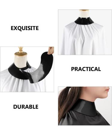 Lurrose Neck Strips Salon Hair Cutting Collar - Silicone Rubber Neck Wrap Guard & Barber Styling Cape for Haircut & Dye - Black Hair Dye Supplies - Buy Online on GoSupps.com