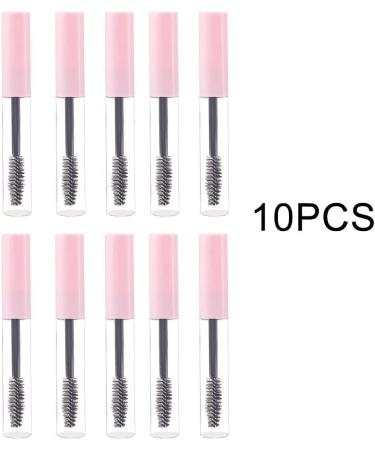 10pcs 10 Tubes De Mascara Tubes De Cils Vides Bouteilles De Cils Rechargeables Conteneur D' chantillon Cosm tique avec Pinceau De Cils Rose - Buy Online on GoSupps.com
