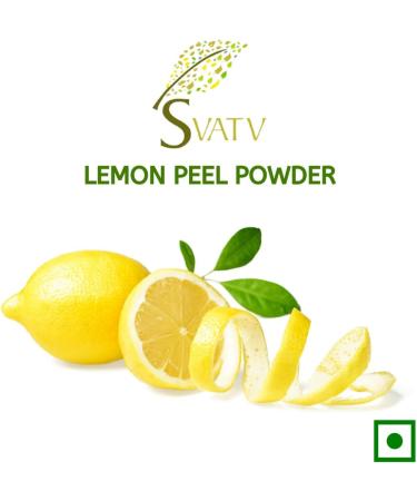 SVATV Lemon Peel Powder (Citrus Limonum)| Natural Soft and Smooth Skincare Powder | Face Pack | Used for Soap making | Stimulate Hair Growth - 227g 8 Ounce Half Pound - Buy Online on GoSupps.com