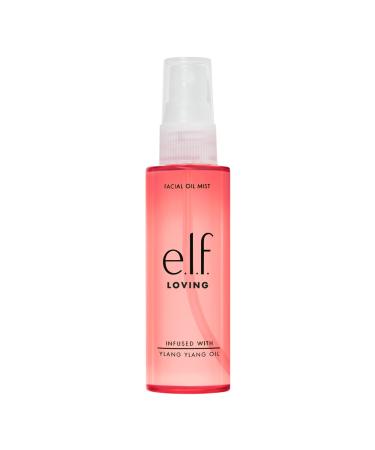 e.l.f. Loving Facial Oil Mist Essential Oil-infused Facial Mist Enhances A Relaxed Mind & Loving Mood Refreshing Vegan & Cruelty-Free 2.02 Fl Oz