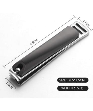 Grendly Professional Nail Clippers Stainless Steel Cutter Finger Nail Cutter Pedicure and Nail Care Tools B. Nickel Gold - Buy Online on GoSupps.com