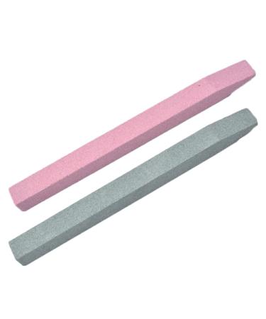 dijiusidy 2 Pieces Nail Files Manual Handheld Manicure Pedicure Sanding Tips Buffer Portable Toenail Polishing Sand Blocks Tools