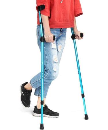 1/2Pcs Adjustable Forearm Elbow Underarm Crutches Walking/Stick Lightweight Folding Sticks Aluminum Walking Support Cane for Adult/Kid 2pack - Buy Online on GoSupps.com