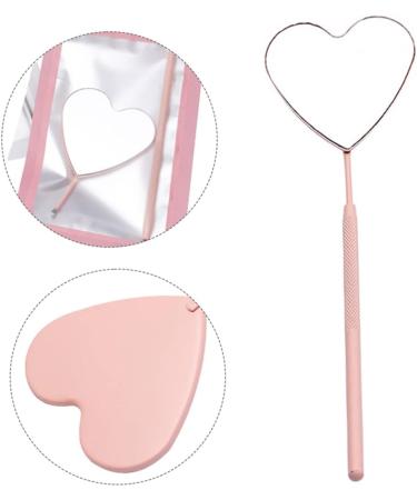 FRCOLOR Eyelash Extension Mirror Without Handle Heart Shape Essential Tool For Makeup Artists - Buy Online on GoSupps.com