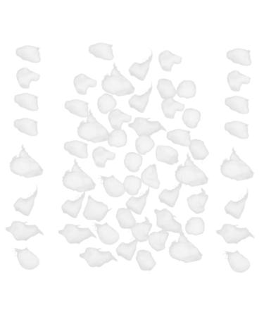 Beatifufu 3 Manicure Tools Cotton Balls for Nail Polish Remover Makeup Cotton Balls Pet Care Cotton Balls Nail Cleaning Cotton Balls Gel Nail Polish Nail Gel Removal Cotton White