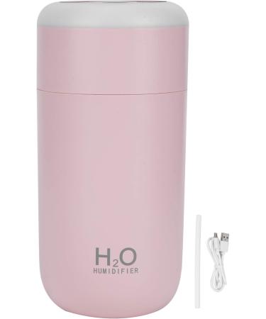 Mini Portable USB Powered Nano Humidifier Diffuser with 7 Colors Light Power Off Timer - Moisturize Skin Prevent Dry Burning - for Desktop Office and Home - ABS 350ml (Pink) - Buy Online on GoSupps.com